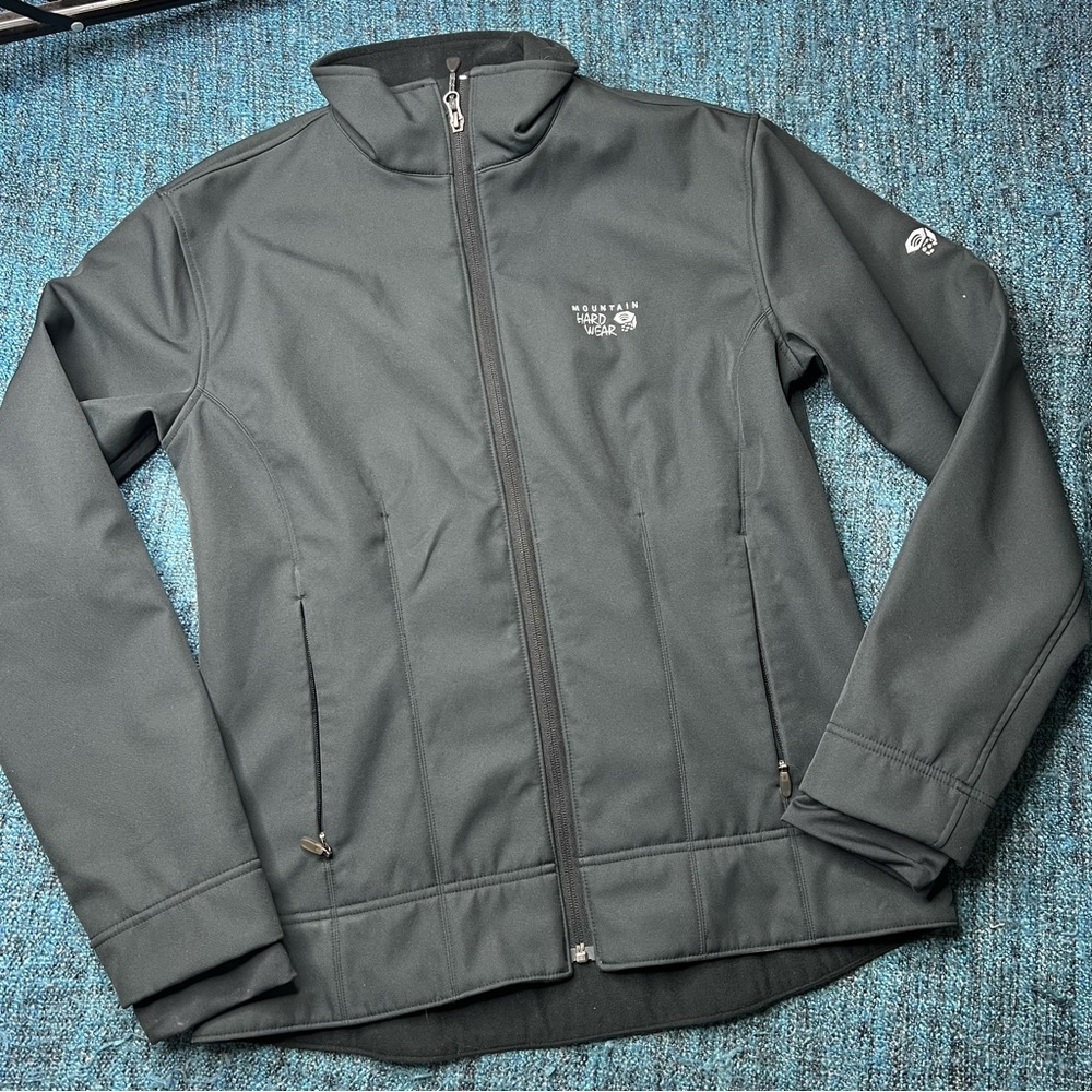 Mountain Hardwear Women's Softshell Fleece Lined Jacket in Black